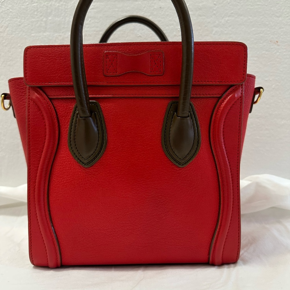 Authentic Celine Nano gold hardware